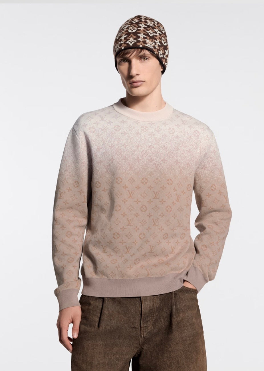 "LV" Langarm Monogram
